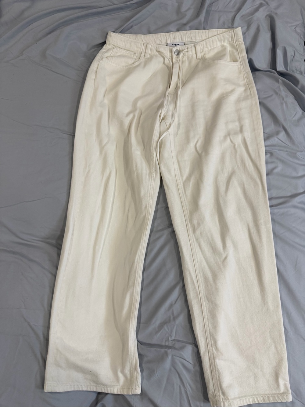 Parke x Target Cream Relaxed Fit Jeans Size 12